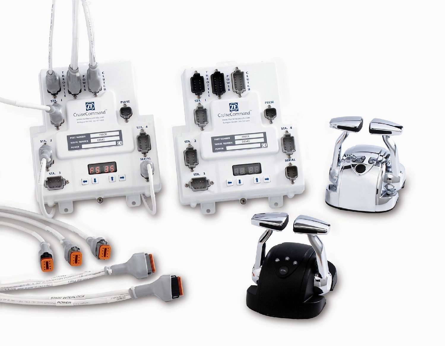 ZF Mathers electronic marine engine controls for boats